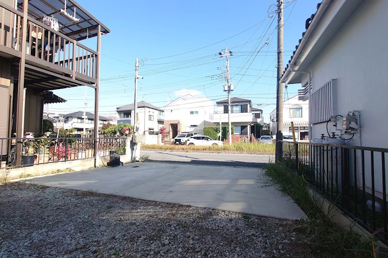 柏市豊上町　土地 現地写真