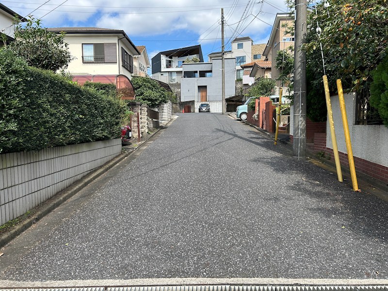 我孫子市高野山 現地写真（前面道路含む現地写真）