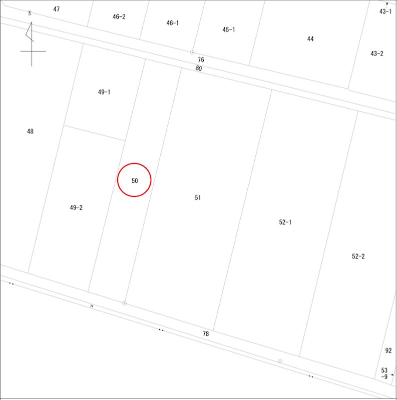 安城市和泉町高曽根　売土地 間取図・土地図