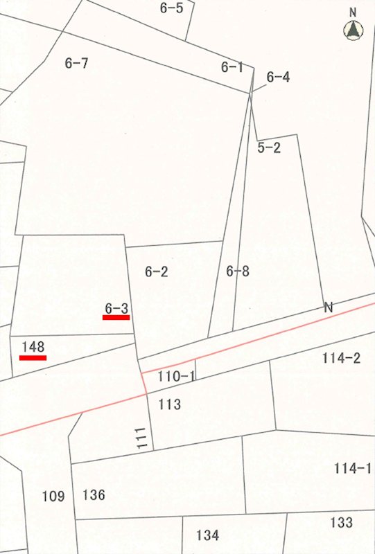 東海市荒尾町西屋敷　売土地 間取図・土地図