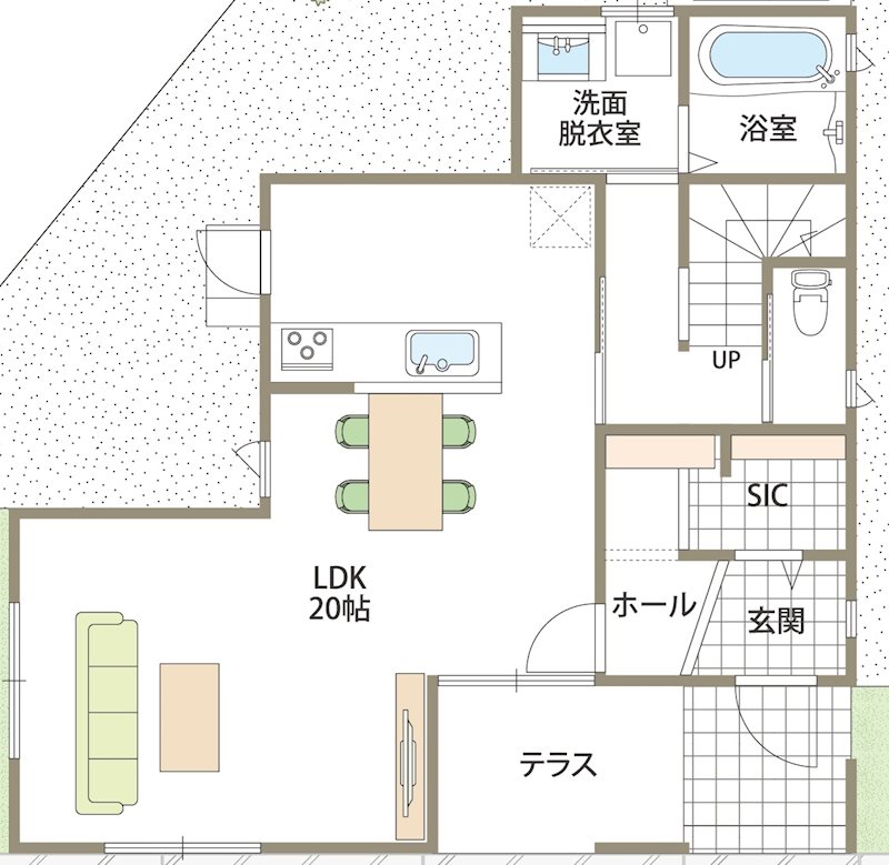 FelidiaGarden栃木市片柳町 全3区画 3号棟(No.1025)  間取図・土地図