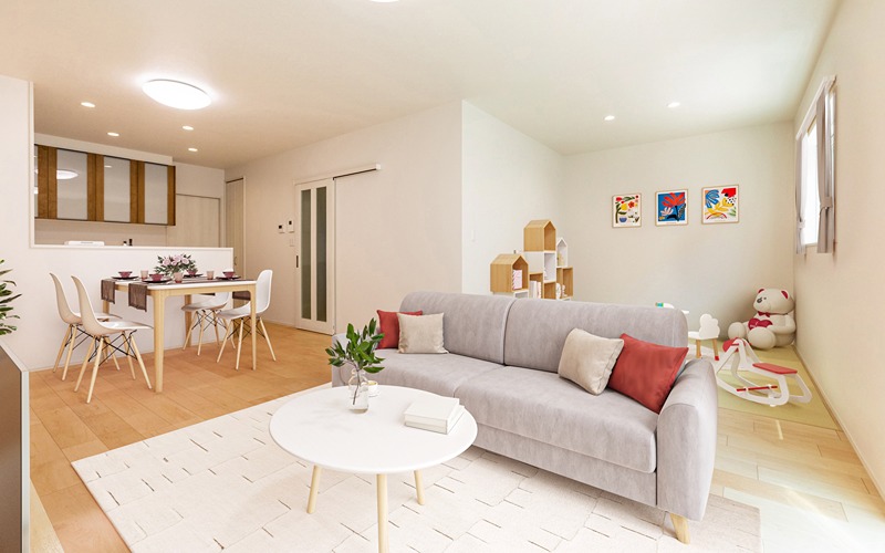 FelidiaGarden鯖江市下河端町 全3区画 2号棟(No.1057)  完成予想図（内観）