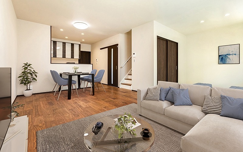 FelidiaGarden鯖江市下河端町 全3区画 3号棟(No.1057)   完成予想図（内観）