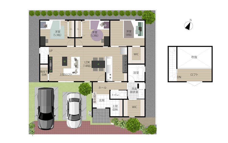 愛媛県新居浜市｜FelidiaGarden新居浜市東田3丁目 全6区画 4号棟(No