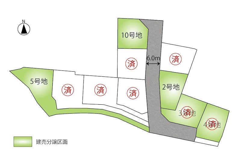 群馬県高崎市｜FelidiaGarden高崎市江木町2期 全10区画 2号棟（No.1044