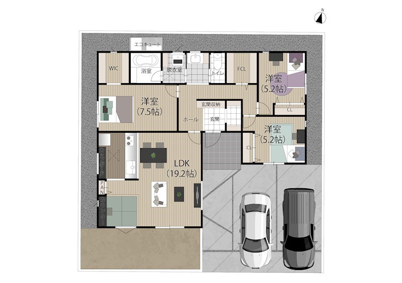 愛媛県新居浜市｜FelidiaGarden新居浜市坂井町 全2区画 1号棟(No.1041