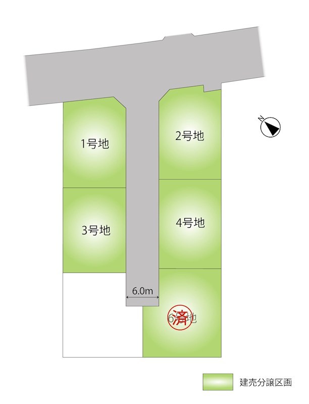 埼玉県深谷市｜FelidiaGarden深谷市上柴町東 全6区画 2号棟(No