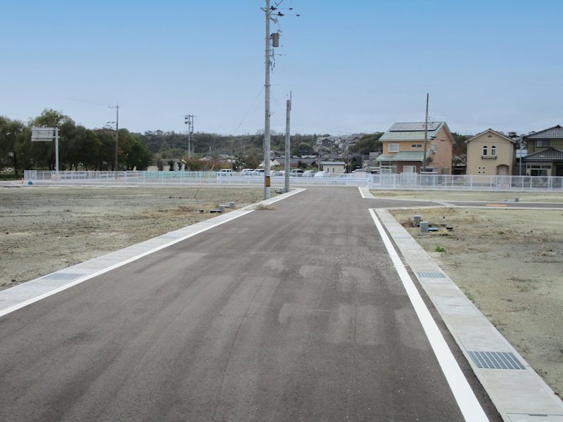 かほく市内日角Ⅱ期 全9区画 12号地(No.1057)  現地写真（前面道路含む現地写真）
