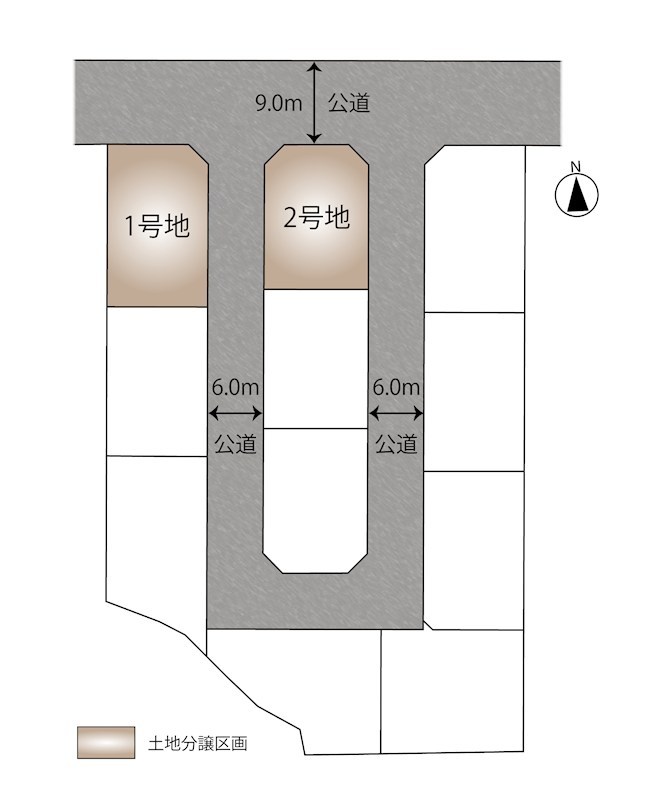 岩手県盛岡市｜盛岡市津志田5地割 全2区画 1号地(No.1024) (土地