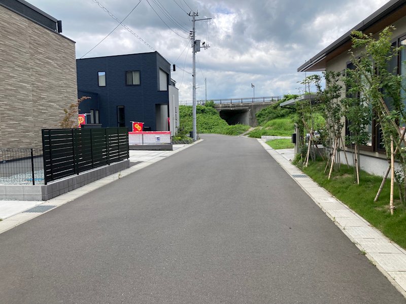 FelidiaGarden大崎市古川福浦 全4区画 2号棟(No.1024) 現地写真（前面道路含む現地写真）