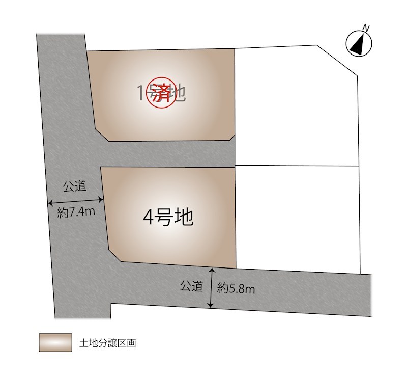 鹿児島県姶良市｜姶良市加治木町錦江町 全4区画 4号地(No.1043) (土地
