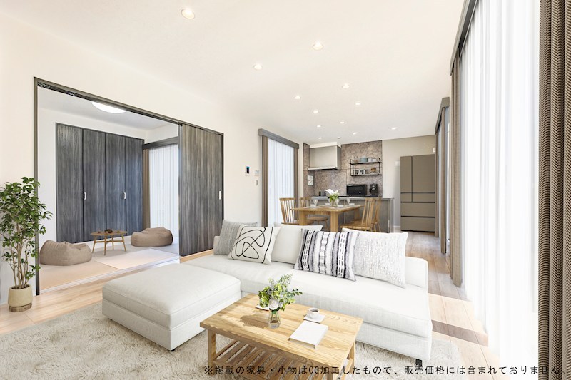 FelidiaGarden宮崎市佐土原町下田島 全6区画 2号棟(No.1043) 内観写真（リビング）