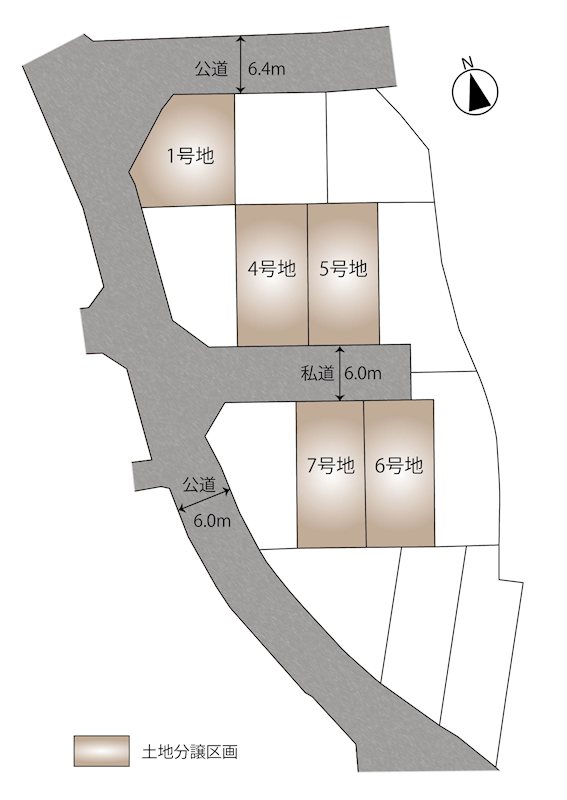 京都市山科区北花山市田町 全8区画 1号地 (No.1037)【土地】の物件情報