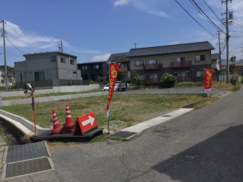 松本市沢村Ⅱ期 全3区画 1号地 (No.1047) 現地写真（前面道路含む現地写真）