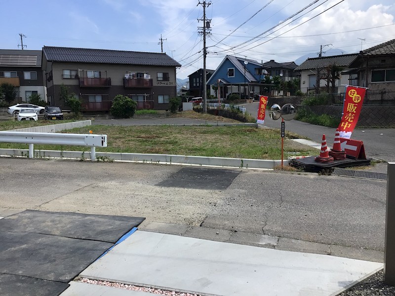 松本市沢村Ⅱ期 全3区画 1号地 (No.1047) 現地写真（前面道路含む現地写真）