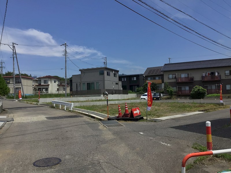 松本市沢村Ⅱ期 全3区画 1号地 (No.1047) 現地写真（前面道路含む現地写真）