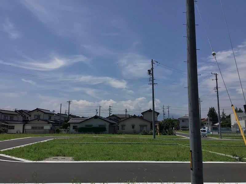 安曇野市豊科高家 全5区画 5号地(No.1063) 現地写真（前面道路含む現地写真）