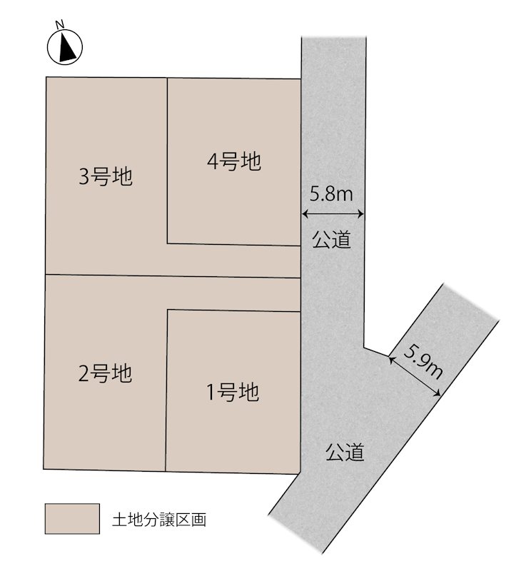 神奈川県鎌倉市｜鎌倉市西鎌倉 全4区画 4号地(No.1029) (土地｜居住用