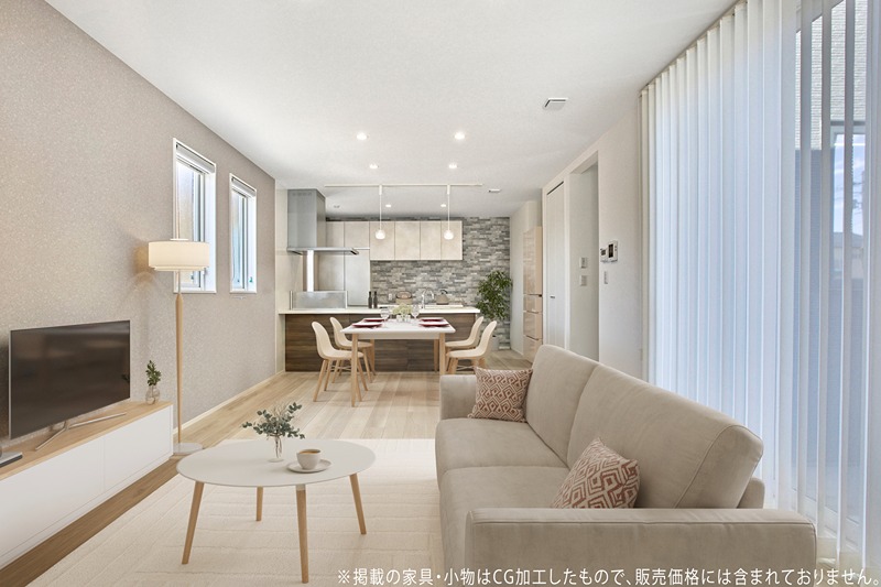 FelidiaGardenいわき市平下神谷Ⅱ期 全2区画 1号棟(No.1024)  内観写真（リビング）