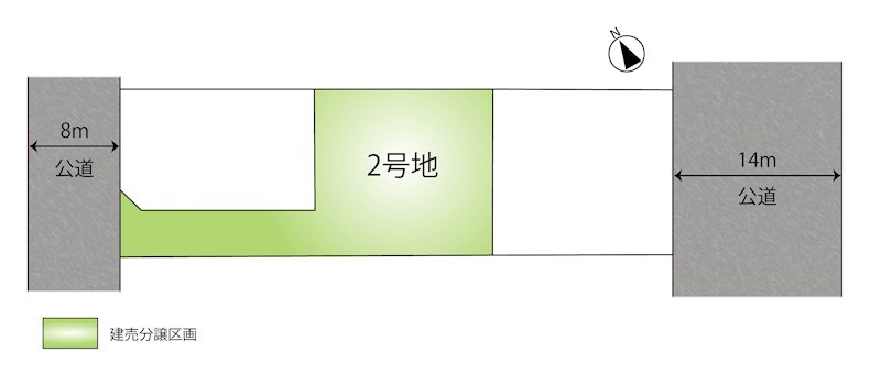 秋田県秋田市｜FelidiaGarden秋田市新屋大川町 全3区画 2号棟(No.1024