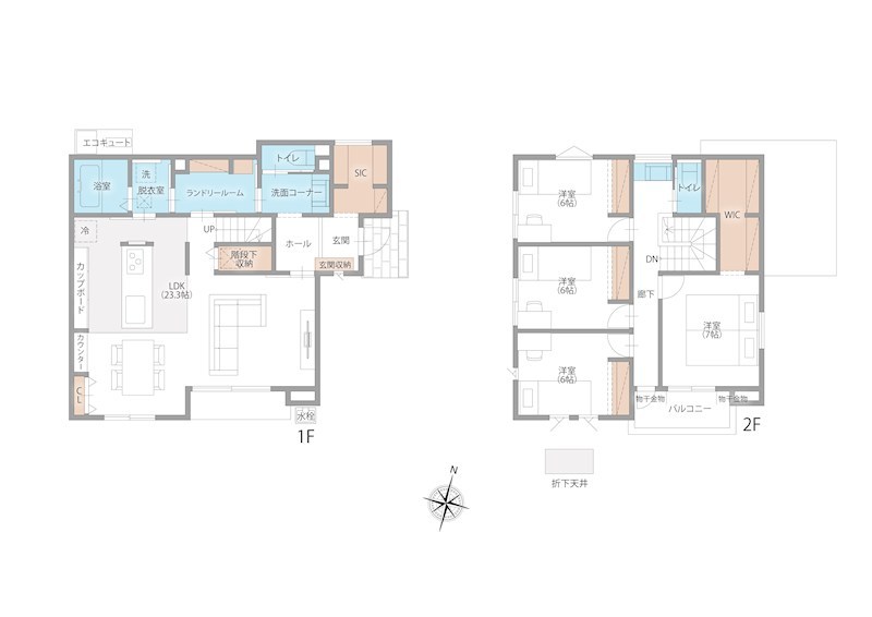 茨城県ひたちなか市｜FelidiaGardenひたちなか市津田東 全7区画 2号棟