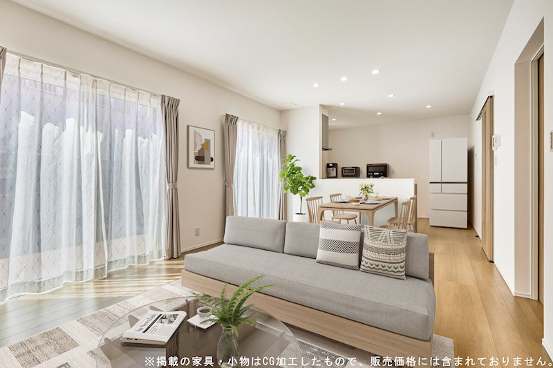 FelidiaGarden那須塩原市西大和 全5区画 4号地2号棟(No.1025)  内観写真（リビング）