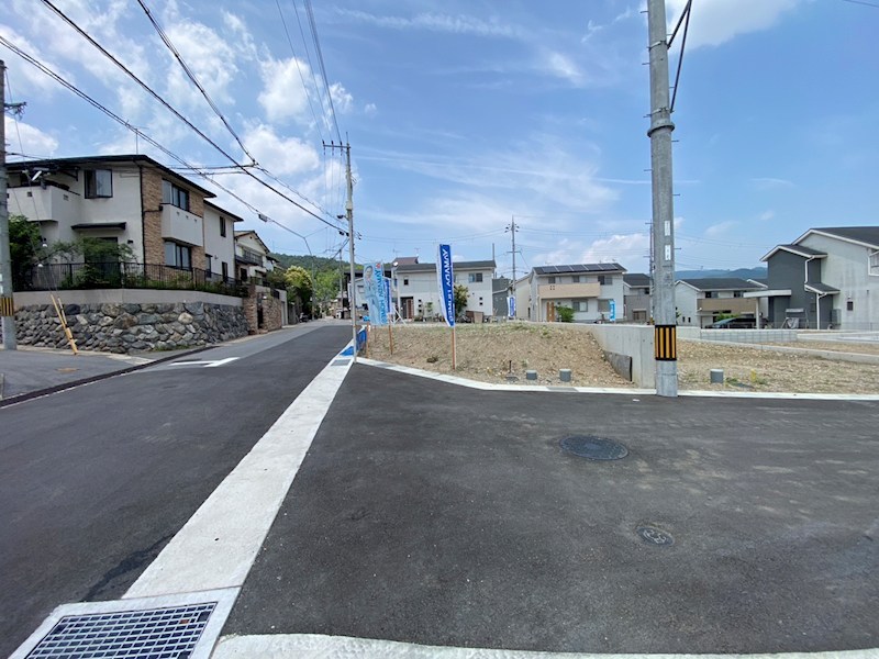 FelidiaGarden京都市山科区北花山市田町 全8区画 3号棟 (No.1037)  現地写真（前面道路含む現地写真）