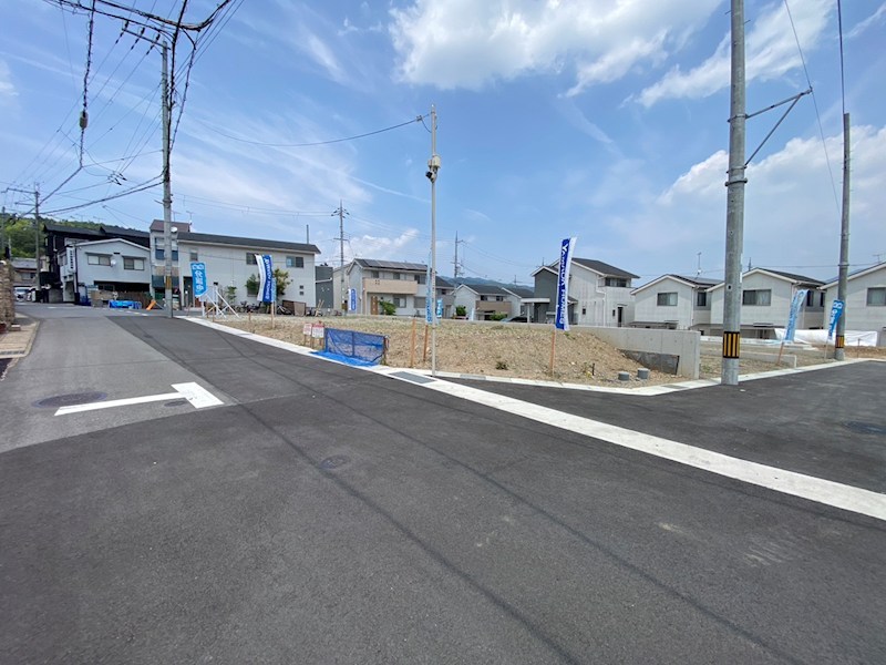FelidiaGarden京都市山科区北花山市田町 全8区画 3号棟 (No.1037)  現地写真（前面道路含む現地写真）