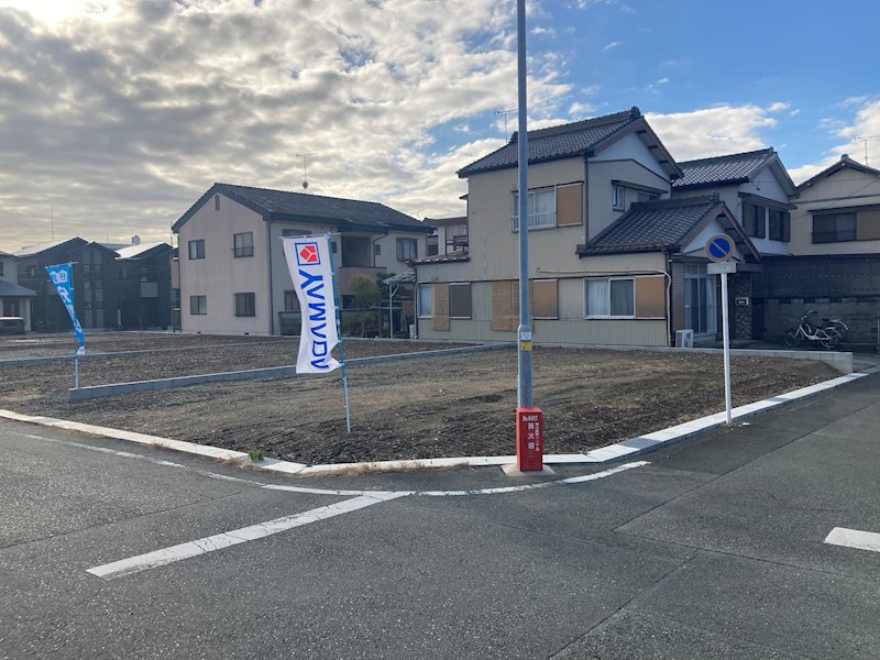 豊橋市東小鷹野 全5区画 1号地(No.1033) 現地写真（前面道路含む現地写真）