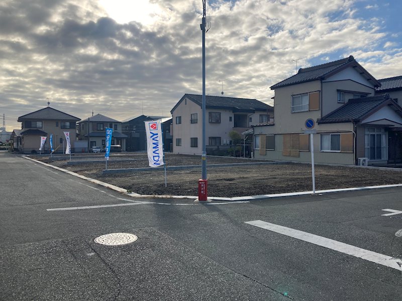 豊橋市東小鷹野 全5区画 1号地(No.1033) 現地写真（前面道路含む現地写真）