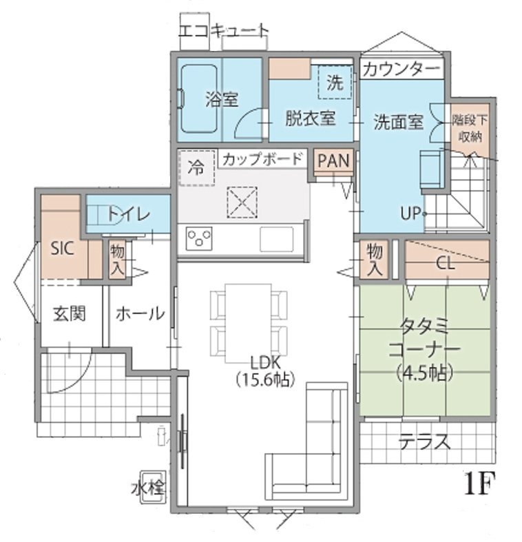 FelidiaGarden安曇野市穂高柏原 全4区画 3号棟(No.1063)  間取図・土地図
