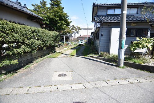 村上市緑町２丁目売地 現地写真