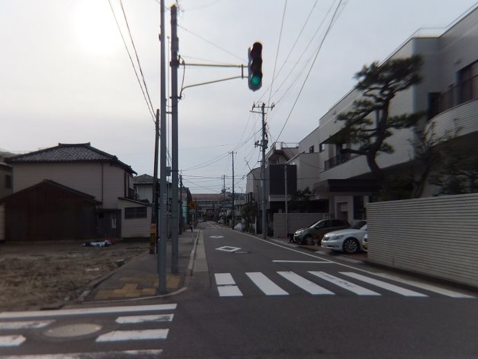中央区東大畑通一番町売地 現地写真（前面道路含む現地写真）