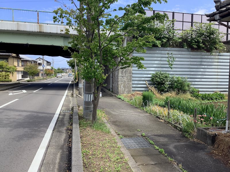 江南区天野１丁目売地 現地写真（前面道路含む現地写真）