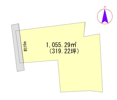 西区五十嵐東３丁目売地 間取図・土地図