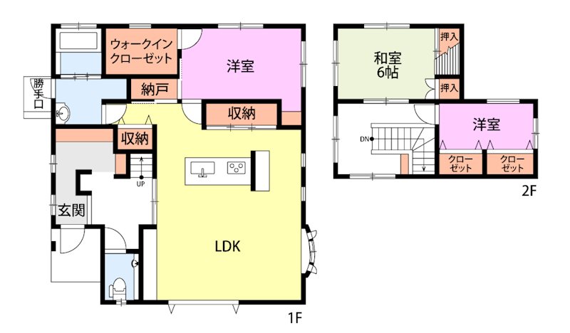 西区みずき野２丁目戸建 間取図・土地図