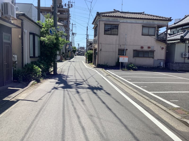 中央区沼垂東５丁目売地 現地写真（前面道路含む現地写真）