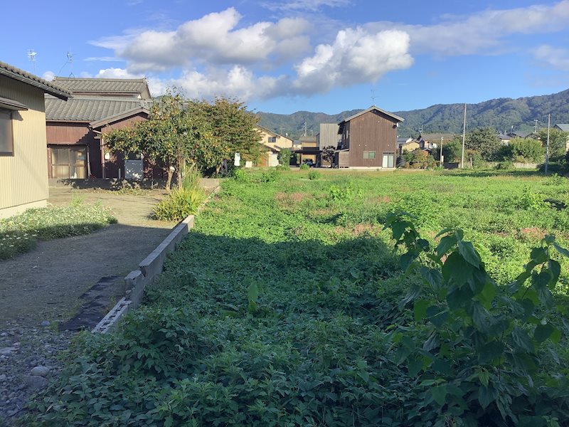胎内市東本町売地 現地写真