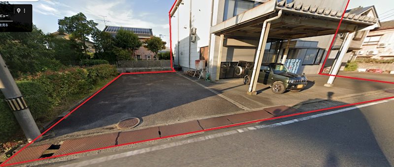 五泉市本町１丁目事務所・倉庫 現地写真（駐車場）