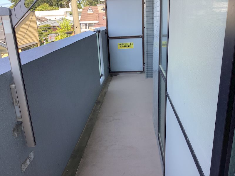 ダイアパレス水道町通り 現地写真（バルコニー）