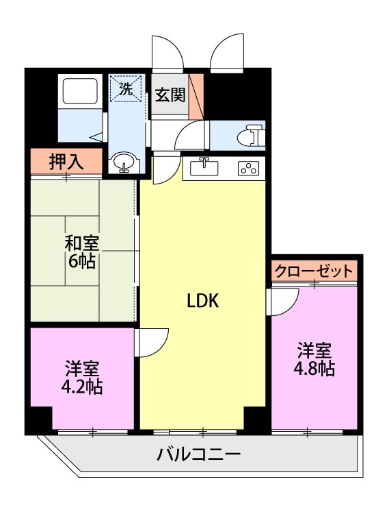 ケントステージ柏崎 間取図・土地図