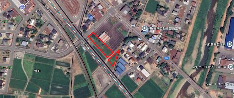 上越市大和１丁目売地 間取図・土地図