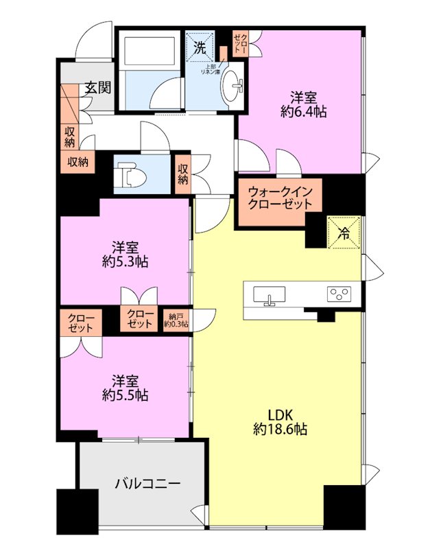 アイコニックタワー新潟ステーション 間取図・土地図