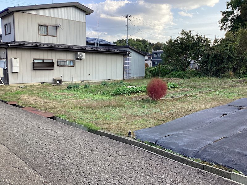 上越市大貫４丁目売地 現地写真