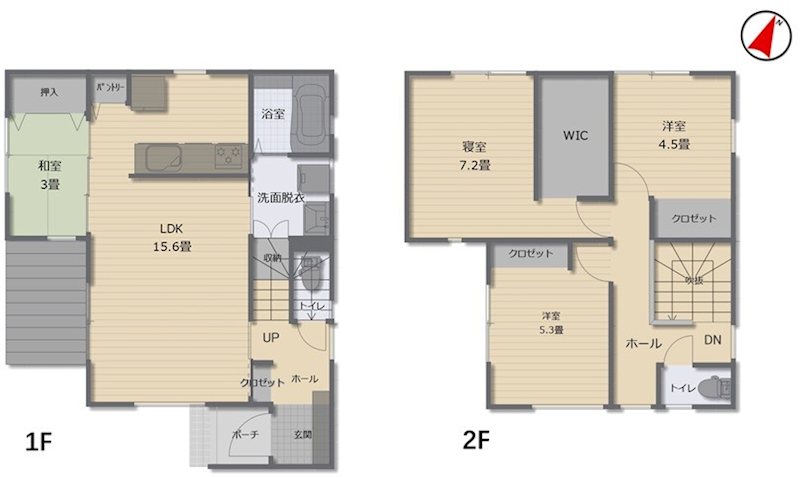 Lakulusu Home 聖籠A棟 間取図・土地図