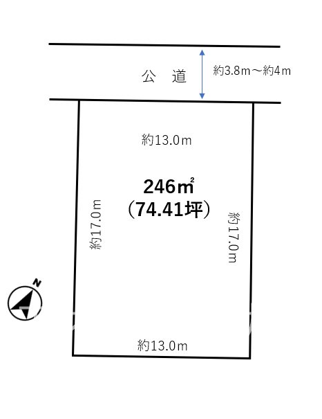 かすみがうら市稲吉三丁目売戸建て 間取り図