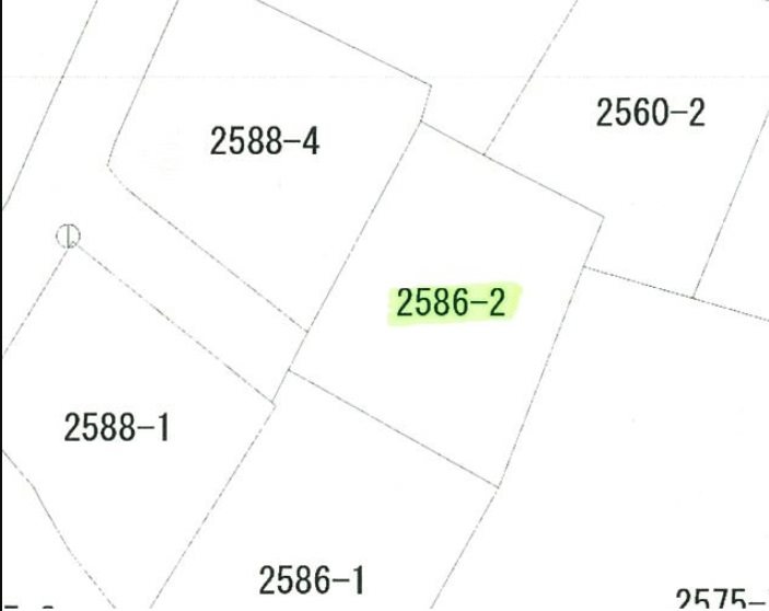 飯田市上郷別府土地 間取図・土地図