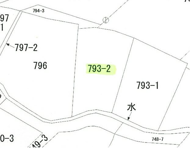 飯田市上郷黒田土地 間取図・土地図