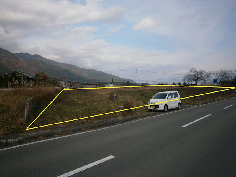 駒ケ根市切石事業用土地 現地写真