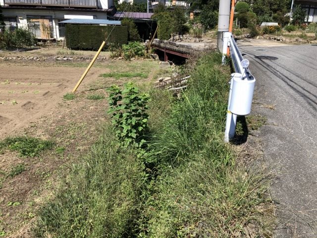 飯田市座光寺土地 現地写真（前面道路含む現地写真）